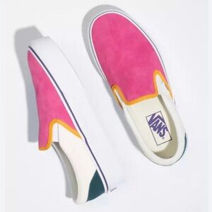 VANS Mini Cord Classic Slip-On Womens Platform Shoes